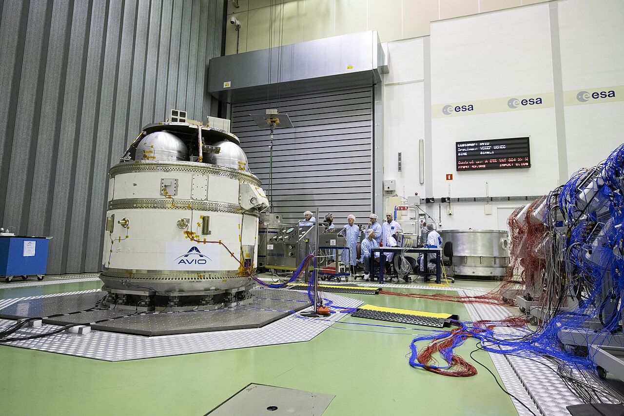 Real vibration shaker testing setup in an engineering laboratory